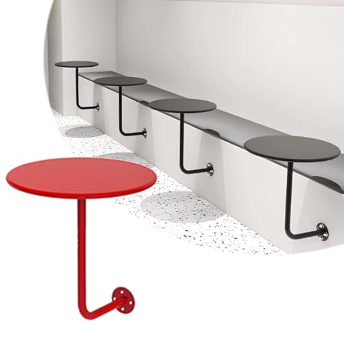 Uso versatile: questo piccolo vassoio da parete può servire come tavolino da caffè in soggiorno, tavolino da divano, piccolo tavolo da pranzo sul balcone o anche come spazio di lavoro temporaneo in ufficio o comodino. È abbastanza adattabile per il relax, il lavoro, la cena e altro ancora, rendendolo un'aggiunta pratica a qualsiasi spazio.