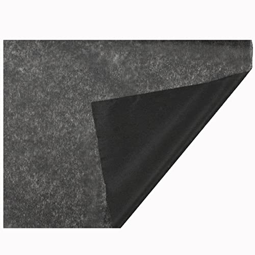 Miniatura 3 de Jpstraps Tela Termoadhesiva Entretela Fliselina Fusible De Una Cara Interfaz No Tejida Para Manualidades, Costura, Bricolaje, Patchwork, Reparación, Dobladillo, Acolchado Negro, 100cm X 100cm