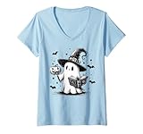 Bookish Kawaii Ghost Coquette Girl Retro Halloween