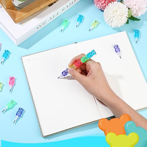 image for Chinco Stackable Pencils Plastic Bear Pencils Kids Stacking Point Penc