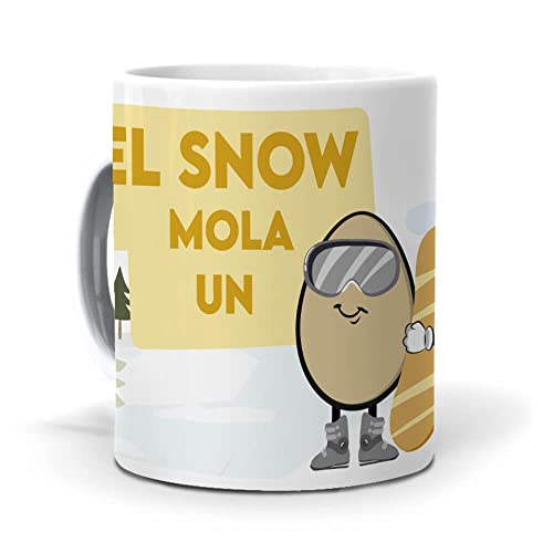 Imagen de mundohuevo Taza El Snow Mola un Huevo