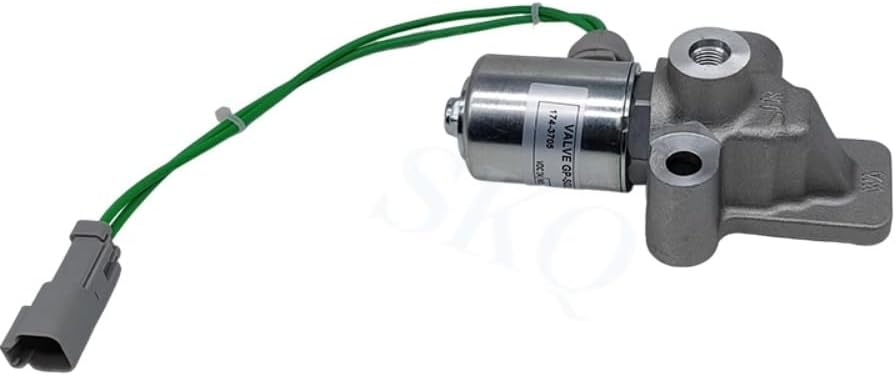 For Caterpilla-r CAT120H CAT120K CAT140H CAT140K CAT160H CAT160K solenoid valve 174-3705 24V Excavator parts