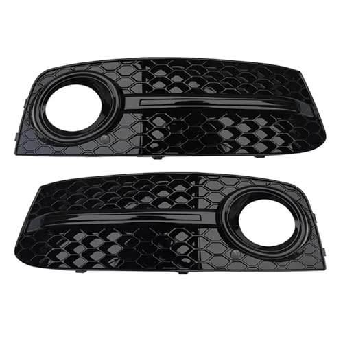 Rejilla parachoques delantero para faro antiniebla Audi A4 B8 2009 2010 2011 negro