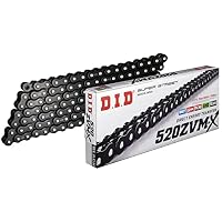 DID 520ZVMXB120Z (520 Series) ZVM-X Black/Black 120 Link High