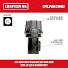 CRAFTSMAN CMXZVBE38660 2-1/2 in. Muffler Diffuser Wet Dry Vac Attachment, Industrial-Grade Shop Vacuum Accessory for Diffusing the Airstream While Cleaning, Fits 2-1/2 in. Hose Diameter #2