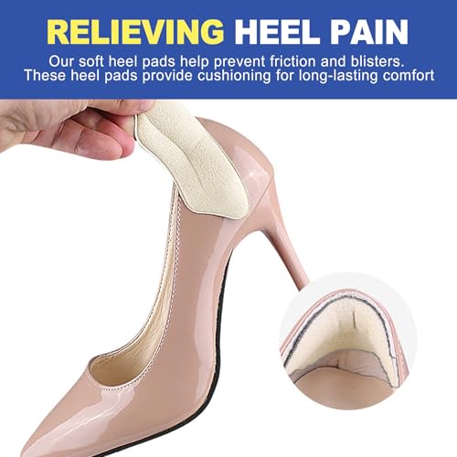 4 Pares de Protectores de Talón Antideslizantes para Zapatos miniatura 5