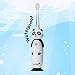 BrushBaby - WildOnes - Kids Rechargeable Electric Toothbrush, Ages 0-10 - Panda Design with Flashing Lights - DeepClean Bristles for Superior Cleaning - 2 Replacement Brush Heads, 1 USB Cable