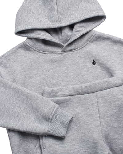 Image of Volcom Boys' Active Tracksuit Set - 2 Piece Athletic Performance Fleece Hoodie Sweatshirt and Jogger Sweatpants (Sizes: 4-20)