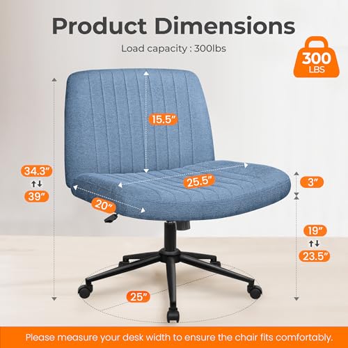 image for NEO Chair Criss Cross Chair with Wheels Armless Cross Legged Office De