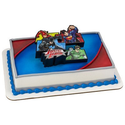 Justice League Justice for All Cake Topper