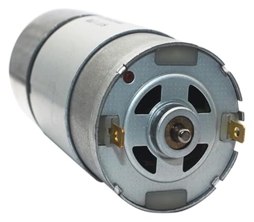 Moteur DC de couple élevé 12V 8-1000 tr/min à engrenages métalliques CC
