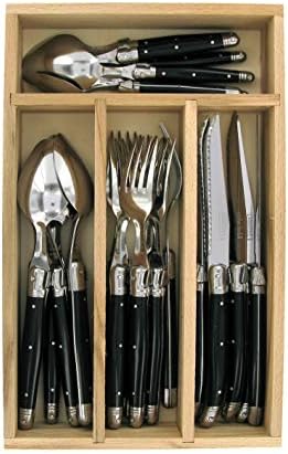 Laguiole Andre Verdier Debutant 24 Piece Flatware Set