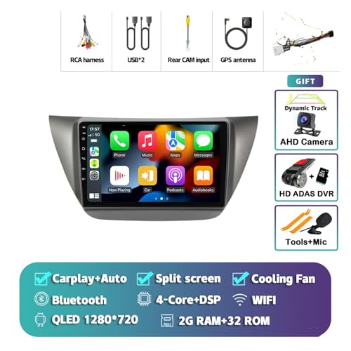 Autoradio Android pour Lancer 9 avec écran 2K tactile et système DSP intégré - 2
