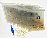 Ambra Fasce Gomma Dentarie 5/16 Ortodonzia Elastica Bretelle Lattice Medio 3,5 Oz Distanta Dentista per Dreadlocks Trees TopNoeuds Blocco elastici gratuito