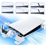 PS5 横置き 冷却 スタンド 3段階風速調節冷却ファン付 PS5コントローラー 充電器 放熱改善 熱対策 装着簡単 PS5/PS5 Slim/PS5 Pro通常版とデジタル版対応 転倒防止 地震対策 新型 プレステ5 スリム アクセサリー 白色