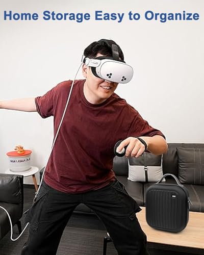 image for Krypthos Hard Carrying Case Compatible with Meta Quest 3S/Quest 3/Ques