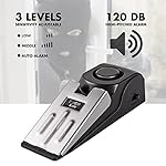 Door Stop Alarm, Door Stopper Security for Home Travel Apartment with 120DB Siren Portable Safety Tool 2 Pack - Image 3