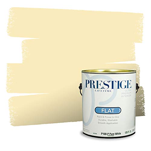 PRESTIGE Paints Interior Paint and Primer In One, 1-Gallon, Flat, Comparable Match of Valspar* Cuddle*
