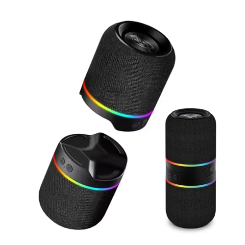ADX True Wireless Stereo Split Speakers Detachable Wireless 5.3 System with Dual 52mm Drivers for Immersive Cinematic Audio & Clear Outdoor Volume (Black)