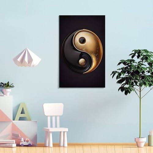 Image sur toile yin yang pour décoration murale salon moderne