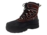 LB LEATHER WATERPROOF SNOW BOOT BLACK COLOR SIZE EW