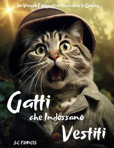 Gatti che Indossano Vestiti: Un Viaggio Fotografico Attraverso le Epoche (Italian Edition)