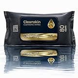 CleanSkin [80 Ct] Lingettes Nettoyantes Tatouage au Green Soap, Lingettes de Nettoyage pour Tatouage, Soins Après-Tatouage et Élimination d’Encre, Sans Alcool ni Parfum, Entretien Peau