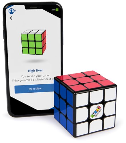 RUBIK'S   Cubo DE Rubik 3X3 CONNECTEDX con Bluetooth   Juego de Rompecabezas, Cubo Mágico   Juguetes Rompecabezas Niños   6071036   Juguetes Niños 8 Años +