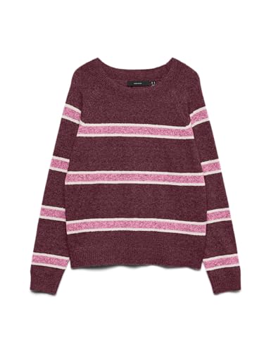 Blouse Vero Moda Vmdoffy tricot fin col rond élégant en maille douce Noos