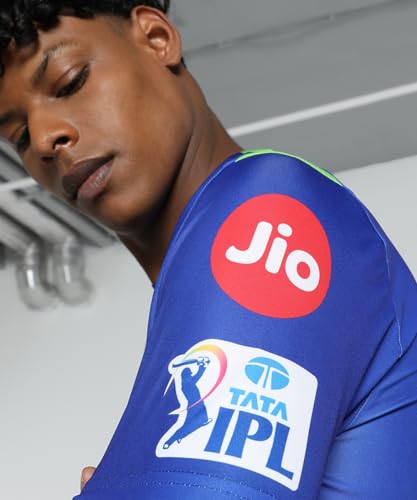 Image of Puma Men's Polyester Regular Fit Official IPL 2024 Royal Challengers Bangalore Player Replica Match Jersey
