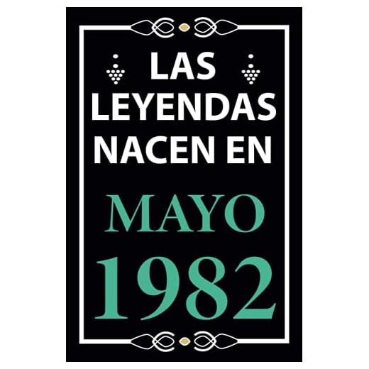 Las leyendas nacen en Mayo 1982: Regalo de cumpleaños perfecto para hombre y mujer de 39 años I Cita positiva , humor I Cuaderno , diario , libro de ... I Idea original para el 39 cumpleaños