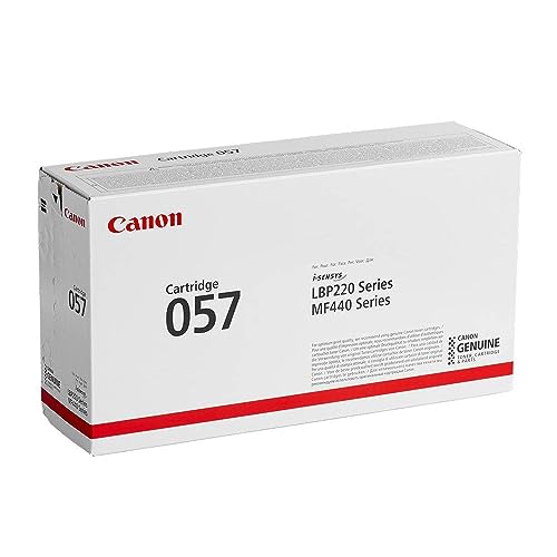 Canon Cartuccia 057 TONER Nero, Rendimento 3100 Pagine, Imballo in cartone