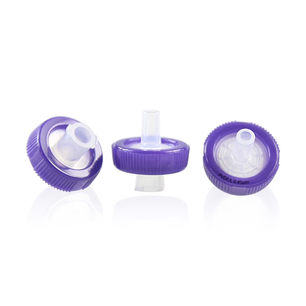 Chempure® Syringe Filter with outer ring, Polyvinylidene Fluoride (PVDF) Hydrophobic Membrane, 0.45μm Porosity, 13mm Diameter, PP Housing, Non-Sterile, Bulk Packed, 100ps/pack Code- CS6550 (PVDF Hydrophobic 13mm 0.45um Non-Sterile) (B0CBQFFBSG) Amazon Price History, Amazon Price Tracker