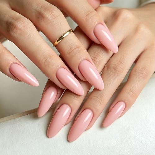 Image of AZUREBEAUTY Nude Pink Shimmer Nail Polish
