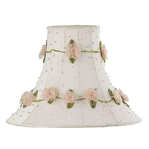 Best Promo Jubilee Collection 3073 Roses on Vine Shade, Medium, White