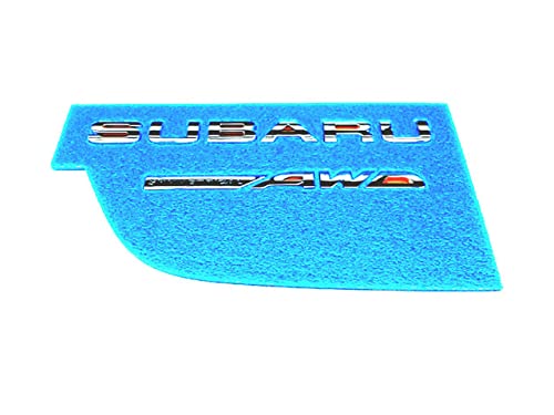 Image of Subaru Impreza WRX STI Rear Trunk Emblem Nameplate New 93079FJ050 Genuine OEM