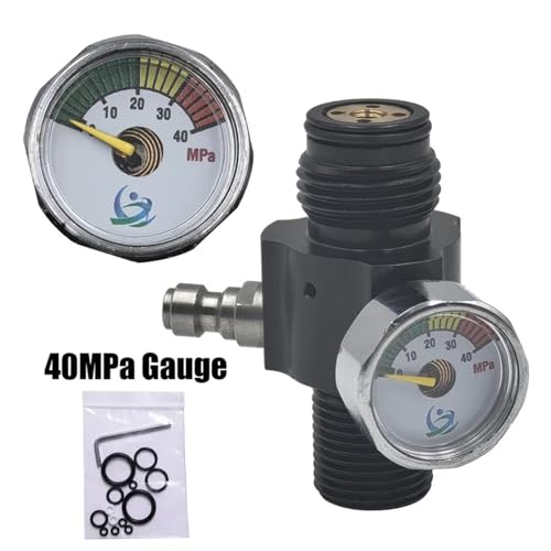 Régulateur de pression pour réservoir d'air comprimé M18 x 1.5 ajustable 0-2500 psi - 7