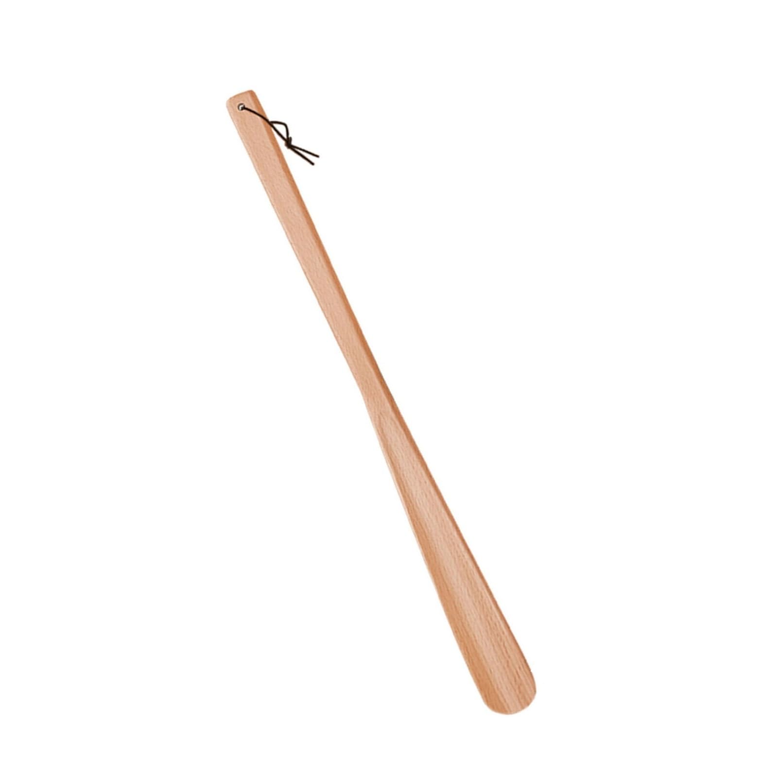 Calzador De Madera Con Mango Largo, Las Personas Perezosas No Necesitan Agacharse For Ayudar A Usar El Zapato, Zapato De Tacón Cómodo Y Ajustado