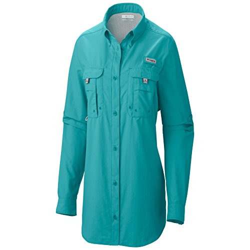Columbia Women's Bahama Long Sleeve Shirt, Medium, Miami