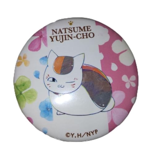夏目友人帳 むらし 缶バッジ デザイン02 ニャンコ先生/B KBAN-N003-m02