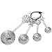 Ganz 4-Piece Measuring Spoons Set, Clam Shell/Starfish