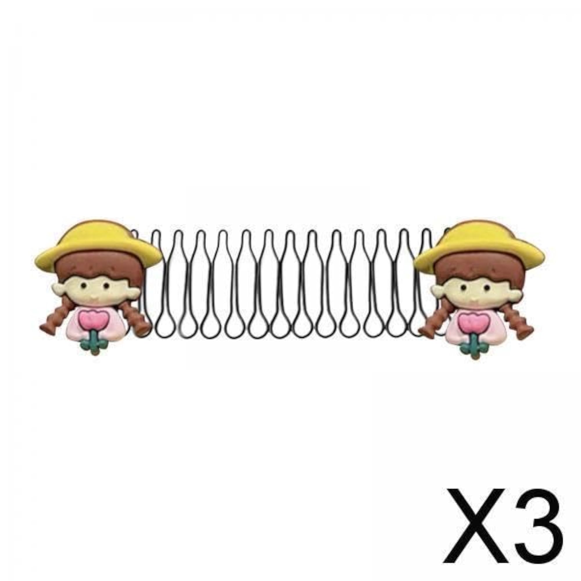 3x Twist Hair Comb Accessories for Parties