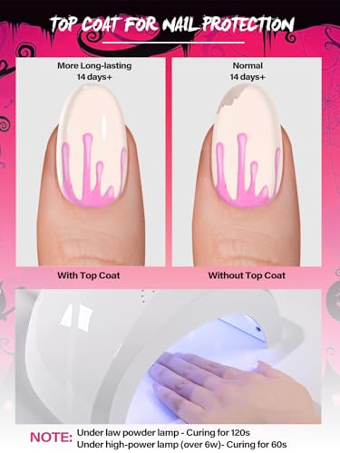 EBANKU 48 peças de tiras de unhas de gel semicuradas de Halloween, 2 folhas de adesivos de unhas de