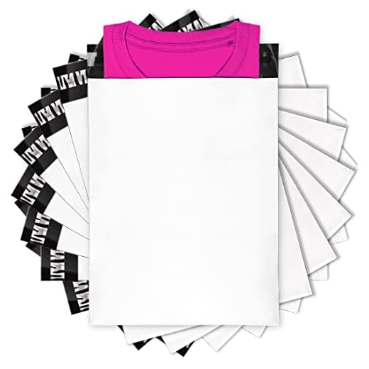 Fenia Poly Mailers 10x13 inch Medium Shipping Bags for T Shirt, Poly Packaging Bags, Self Seal Shipping Envelopes, White Mailing Bags, Shipping Bags for Small Business-(2Mil 80Pcs)