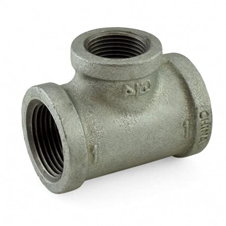 1inch x 1inch x 3/4inch Galvanized Reducing Tee,G906-1612