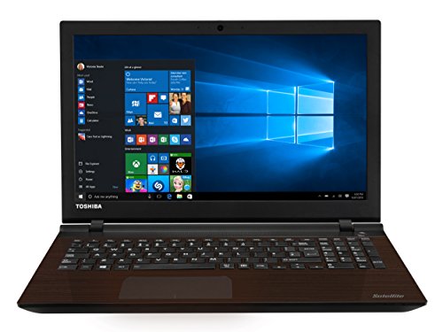 Toshiba Satellite L50-C-271 39,6 cm (15,6 Zoll Full HD) Laptop (Intel Core i7 6500U, 8GB RAM, 1TB HDD, 128GB SSD, NVIDIA GeForce 930M, DVD, Win 10) braun