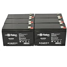 Raion Power 12V 7Ah Replacement AGM Battery for KIJO JS12-6 - 6 Pack