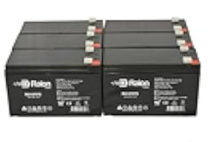 Raion Power 12V 7Ah Replacement AGM Battery for Taico TP12-7 - 6 Pack