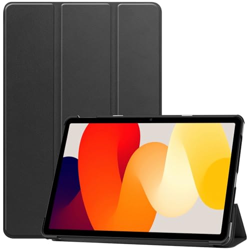 ProCase Coque pour Xiaomi Redmi Pad SE 11 Pouces 2023,Housse de Protection avec Fonction Sommeil/Réveil Automatique pour Redmi Pad SE 11" Ultra Léger Étui Smart Cover- Noir