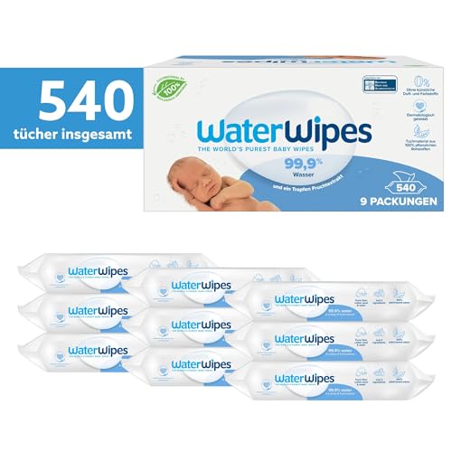 WaterWipes-plastikfreie-originale-Reinigungstucher-fur-Babys-540-Stuck-9-Packungen-999-wasserbasierte-Reingugnstucher-unparfumiert-fur-empfindliche-Haut